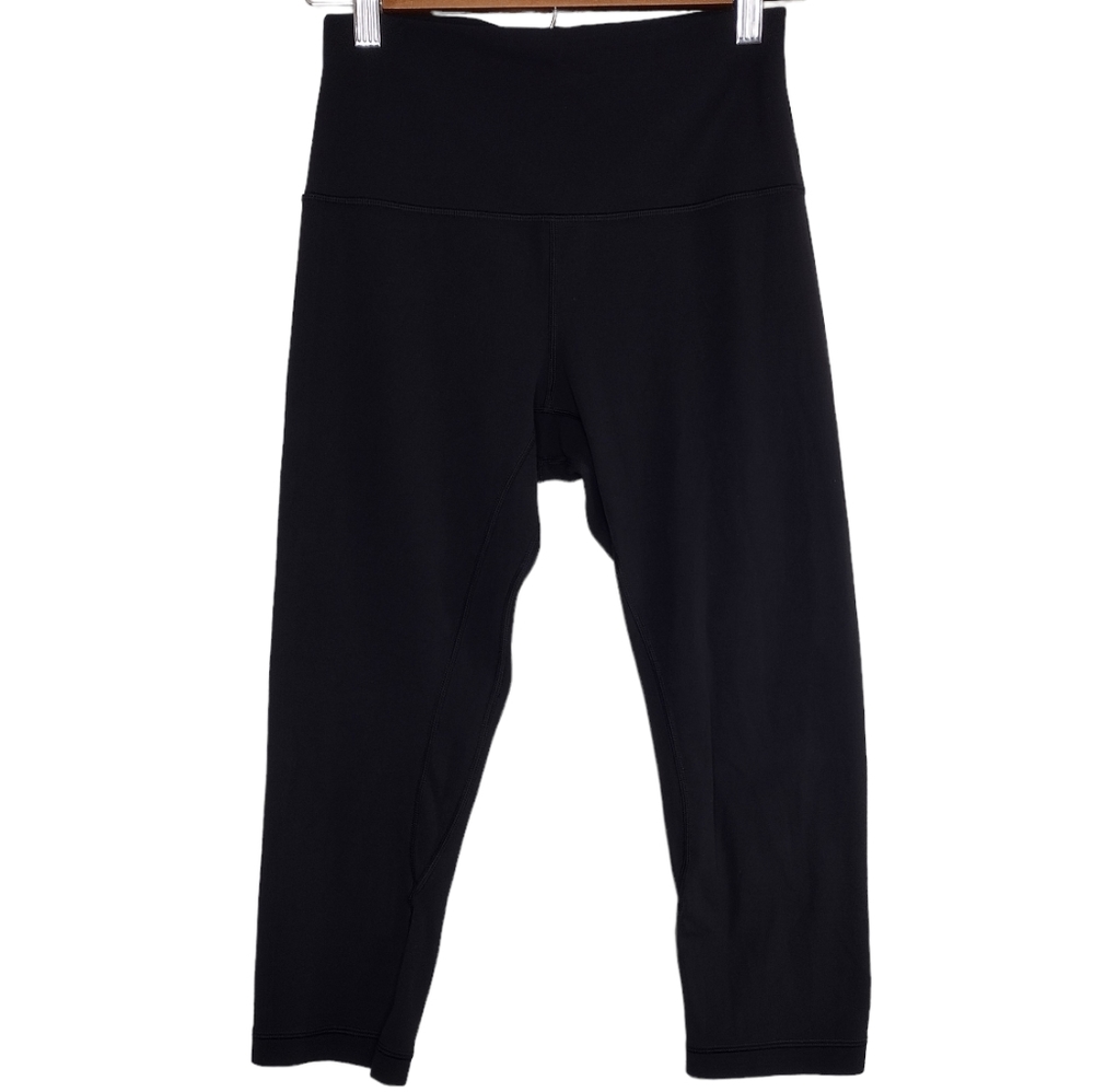 lululemon athletica Black High-Rise Cropped Leggings